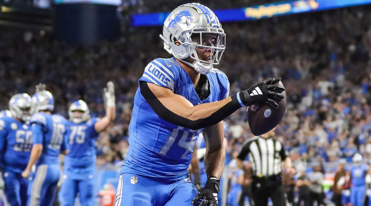 Detroit Lions wide receiver Amon-Ra St. Brown